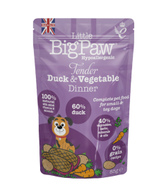 Little BigPaw Tender Duck & Vegetable Dinner Wet Dog Food 150g