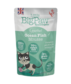 Little BigPaw Gourmet Ocean Fish Mousse Wet Cat Food 85g