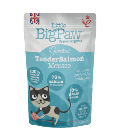 Little BigPaw Gourmet Atlantic Salmon Mousse Wet Cat Food 85g