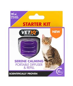 VetIQ Serene Calming Cat Portable Diffuser & Refill 6ml