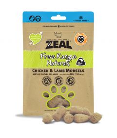 Zeal Free Range Naturals Freeze Dried Chicken & Lamb Morsels Cat Treats 100g